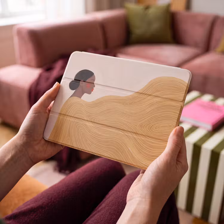 iPad hoes - Vrouw - Profiel - Modern - Abstract - Kunst — 4