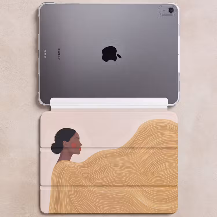 iPad hoes - Vrouw - Profiel - Modern - Abstract - Kunst — 6