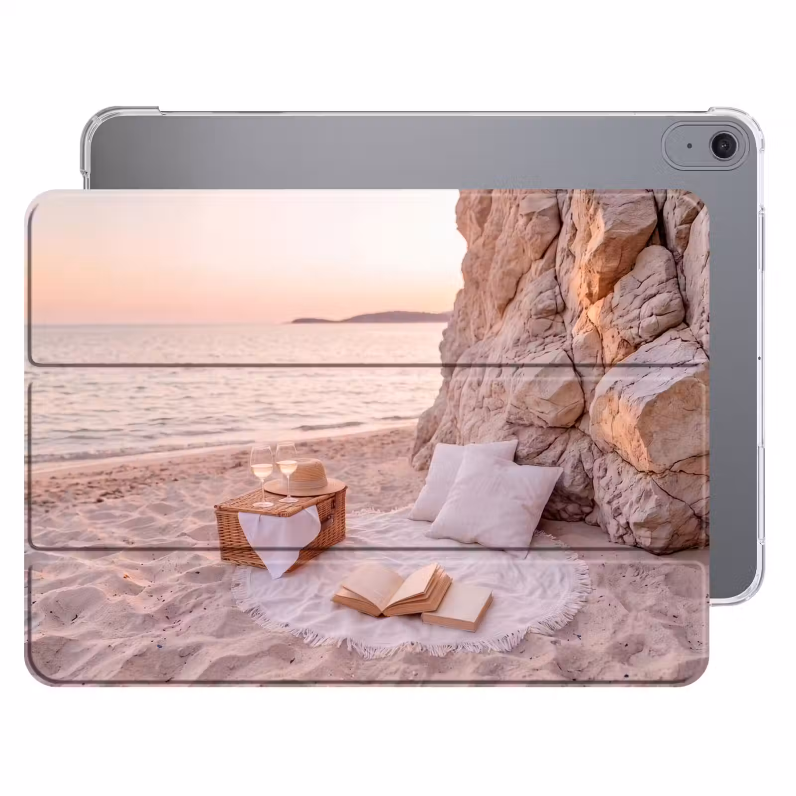iPad hoes - Strand - Picknick - Zonsondergang - Zomer - Natuur — 1