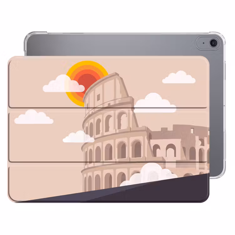 iPad hoes - Colosseum - Zonsopgang - Rome - Architectuur - Beige — 1