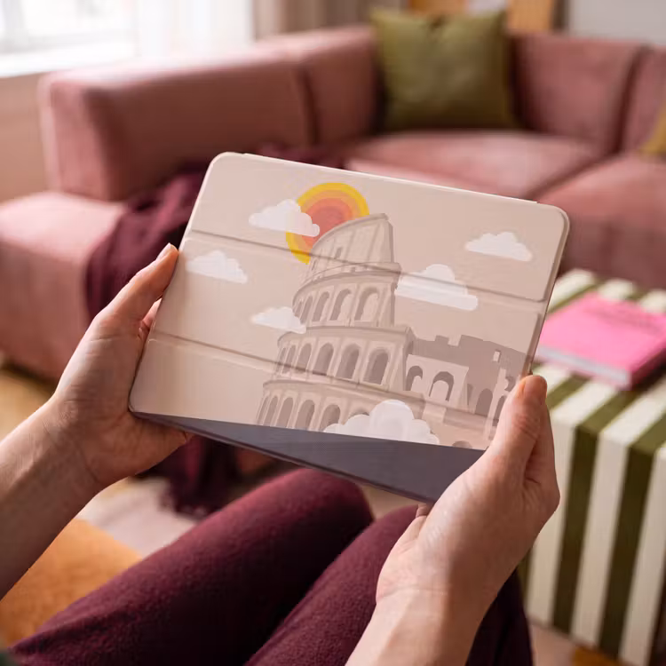 iPad hoes - Colosseum - Zonsopgang - Rome - Architectuur - Beige — 4