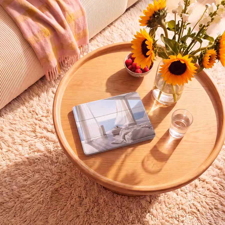 iPad hoes - Interieur - Zeezicht - Modern - Rust - Beige — 2