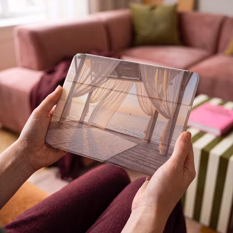iPad hoes - Overkapping - Zee - Zonsondergang - Vakantie - Rust — 4
