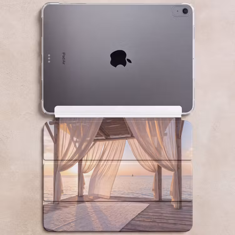 iPad hoes - Overkapping - Zee - Zonsondergang - Vakantie - Rust — 6