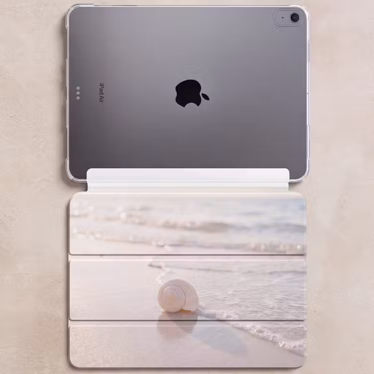 iPad hoes - Zeeschelp - Strand - Zee - Natuur - Beige — 6