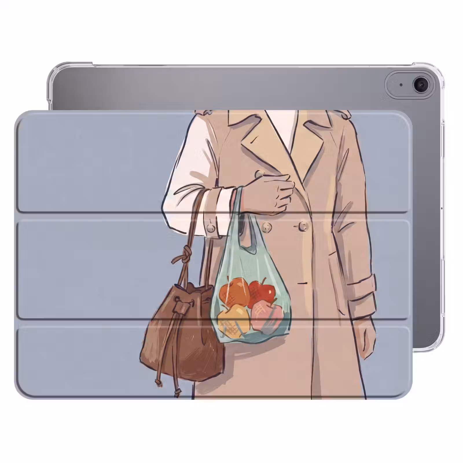 iPad hoes - Mensen - Boodschappen - Stadsleven - Modern - Kleurrijk — 1