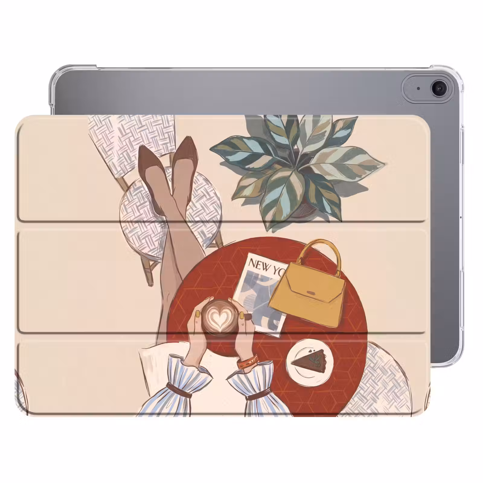 iPad hoes - Mensen - Cafe - Koffie - Stadsleven - Modern — 1