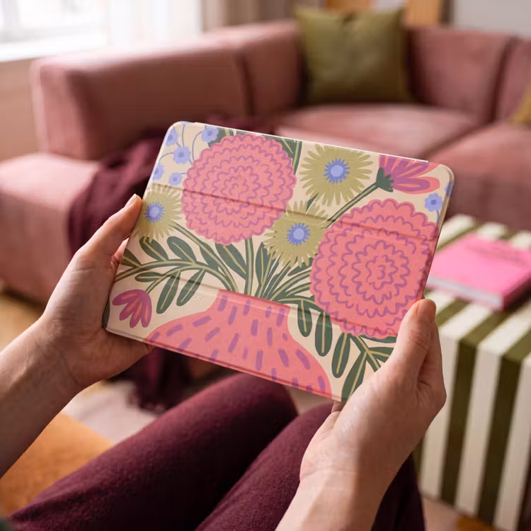 iPad hoes - Bloemen - Boeket - Natuur - Abstract - Roze — 4