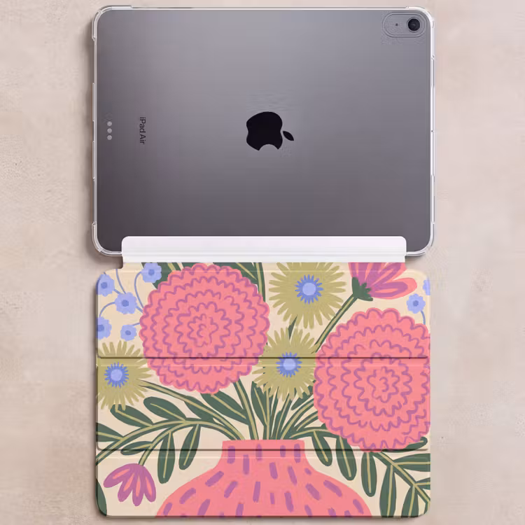 iPad hoes - Bloemen - Boeket - Natuur - Abstract - Roze — 6