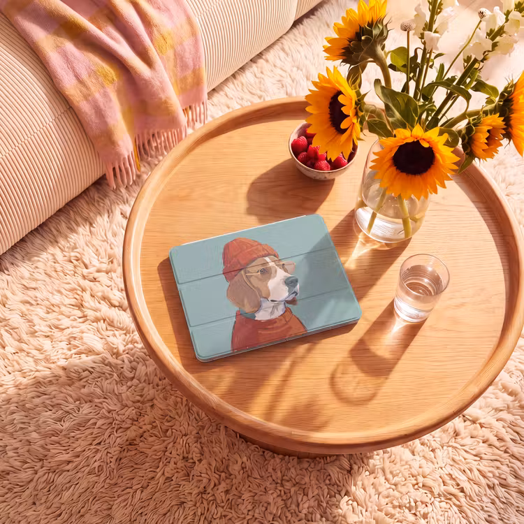 iPad hoes - Hond - Beanie - Zonnebril - Dieren - Modern — 2