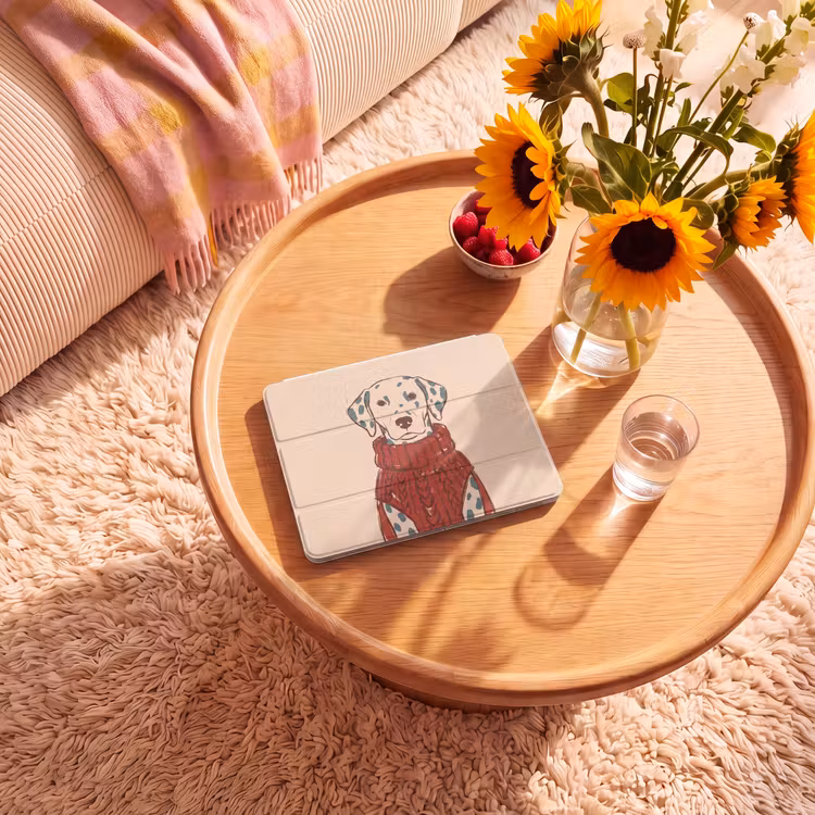 iPad hoes - Hond - Trui - Winter - Dieren - Rood — 2