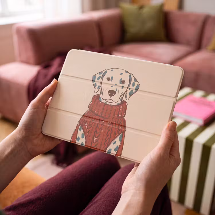 iPad hoes - Hond - Trui - Winter - Dieren - Rood — 4