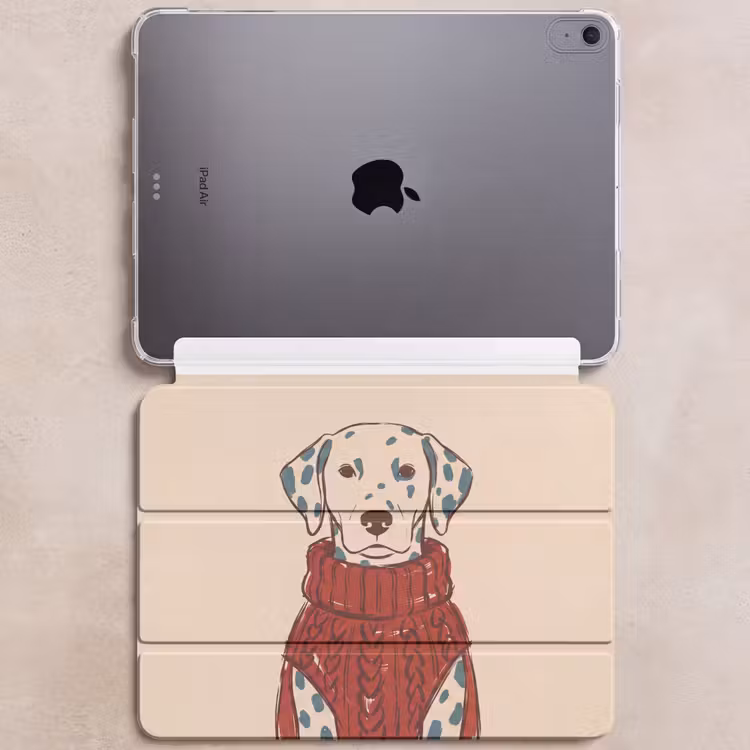 iPad hoes - Hond - Trui - Winter - Dieren - Rood — 6