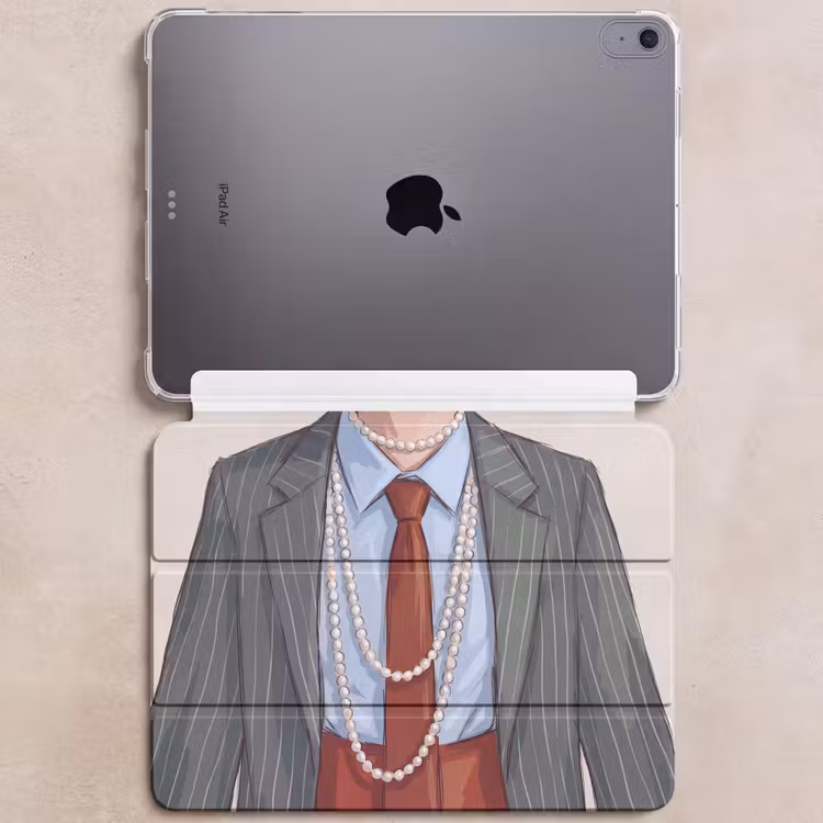 iPad hoes - Kleding - Strik - Parels - Klassiek - Mode — 6