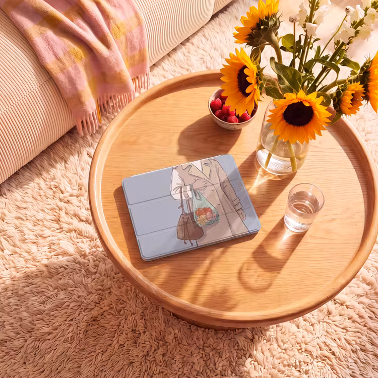 iPad hoes - Mensen - Boodschappen - Stadsleven - Modern - Kleurrijk — 2