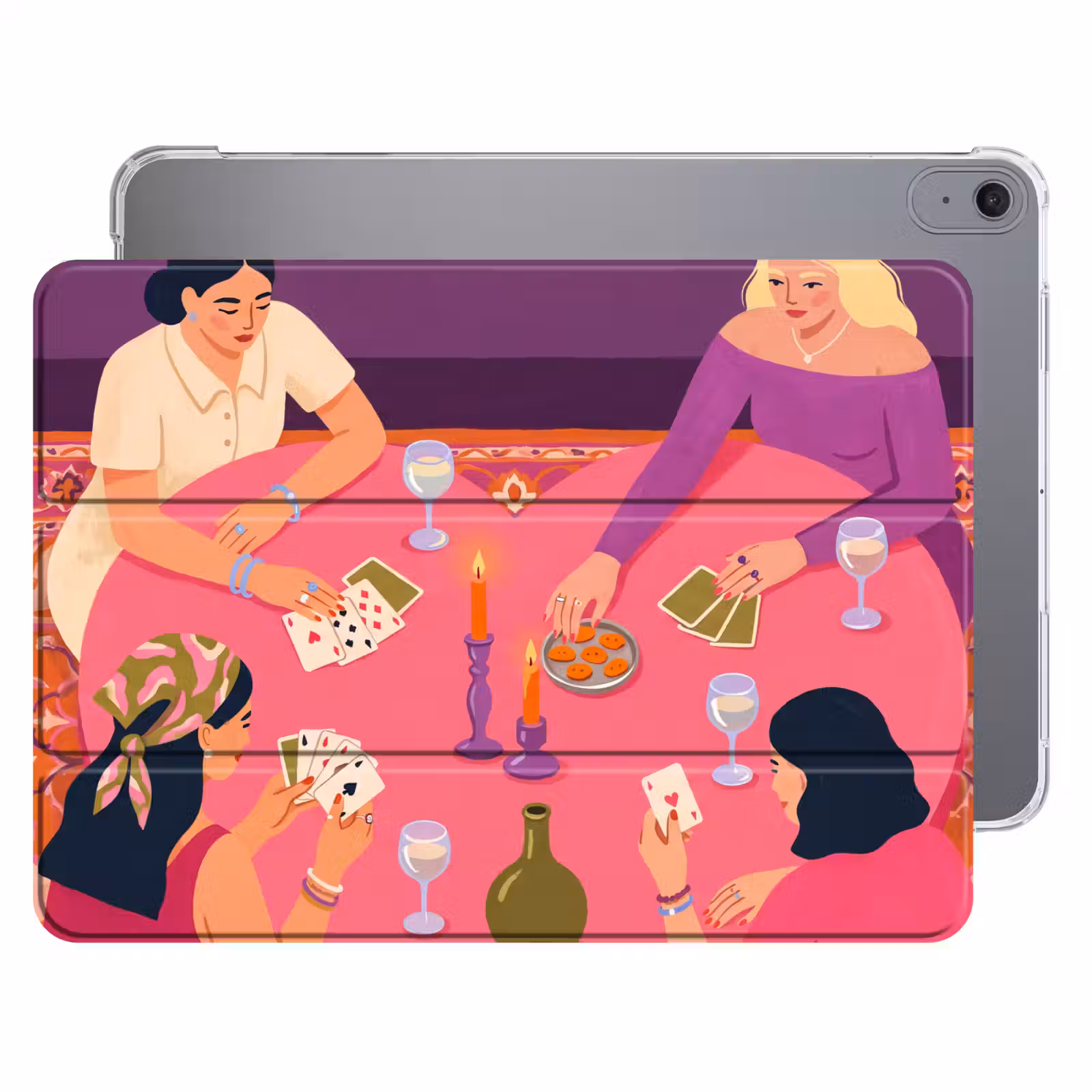 iPad hoes - Mensen - Kaartspel - Interieur - Modern - Kleurrijk — 1