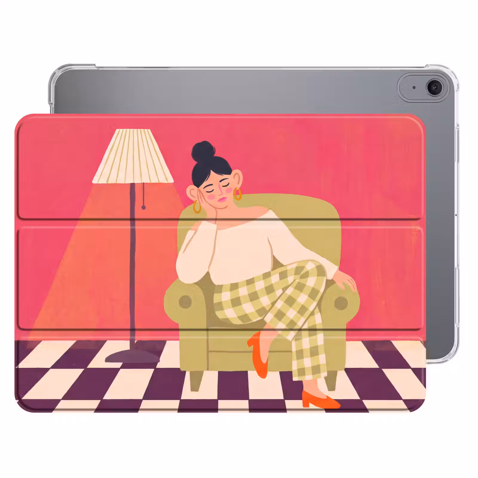 iPad hoes - Vrouw - Rust - Interieur - Modern - Kunst — 1
