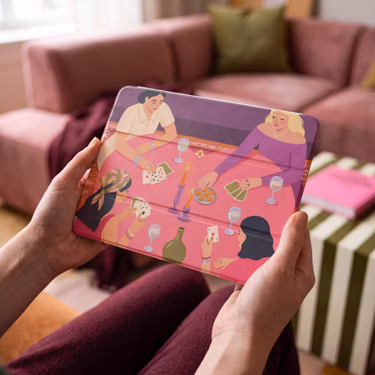 iPad hoes - Mensen - Kaartspel - Interieur - Modern - Kleurrijk — 4
