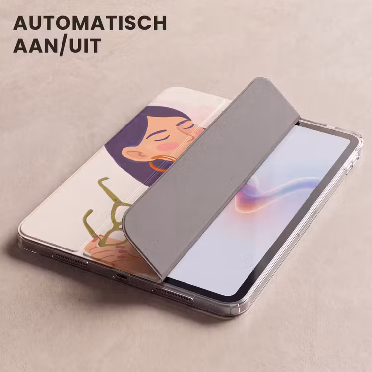 iPad hoes - Vrouw - Bril - Cocktail - Illustratie - Modern — 5