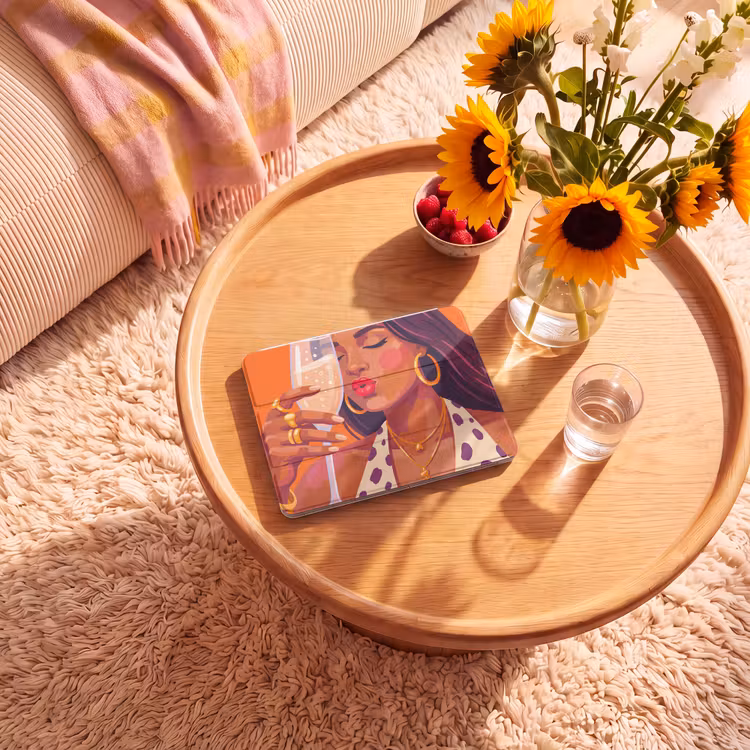 iPad hoes - Vrouw - Champagne - Feest - Modern - Oranje — 2