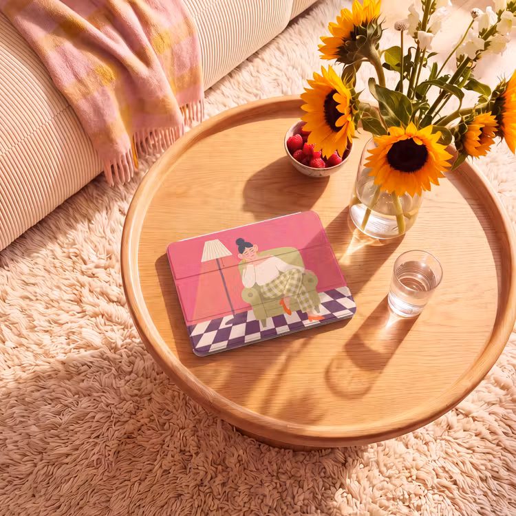 iPad hoes - Vrouw - Rust - Interieur - Modern - Kunst — 2