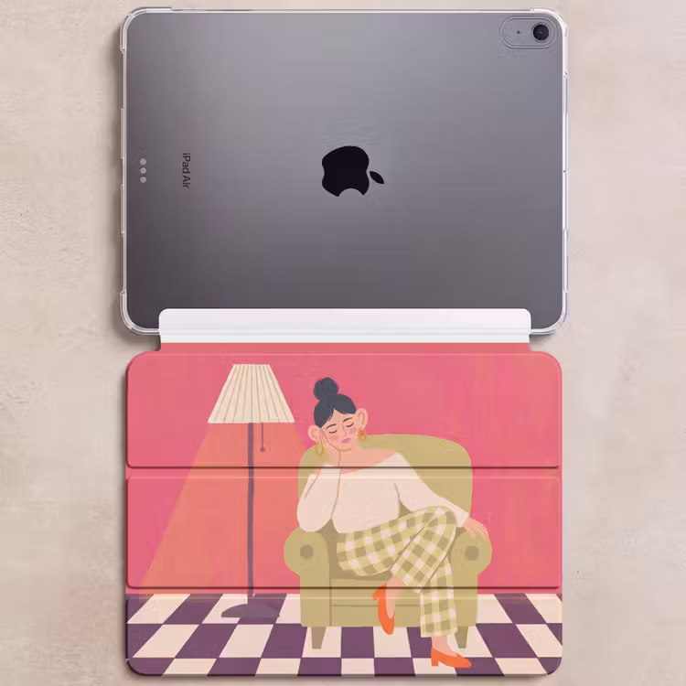 iPad hoes - Vrouw - Rust - Interieur - Modern - Kunst — 6
