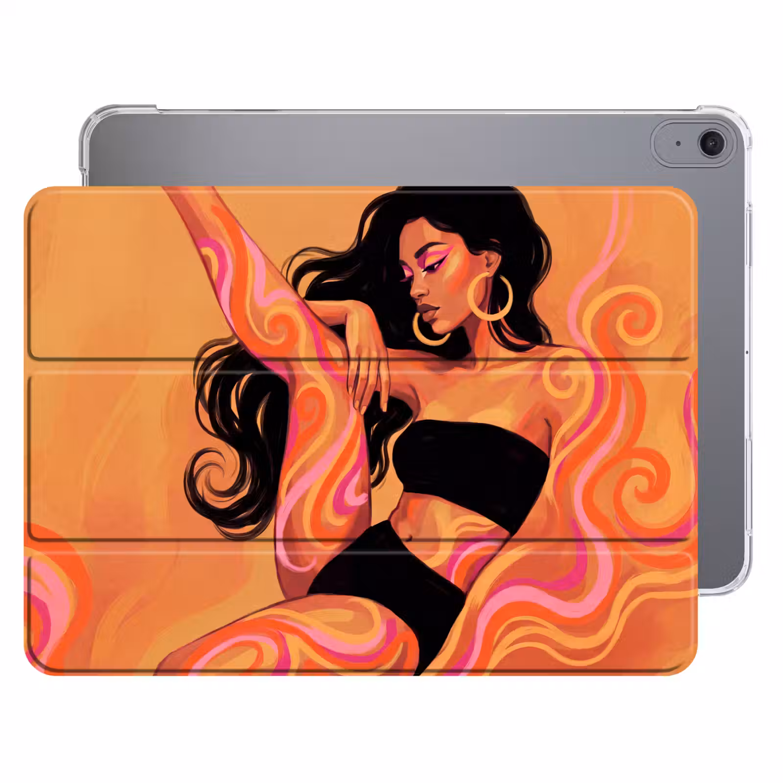 iPad hoes - Vrouw - Portret - Abstract - Modern - Kleurrijk — 1