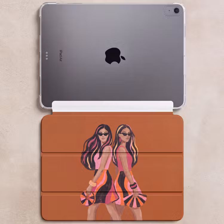 iPad hoes - Mensen - Duo - Mode - Illustratie - Kleurrijk — 6