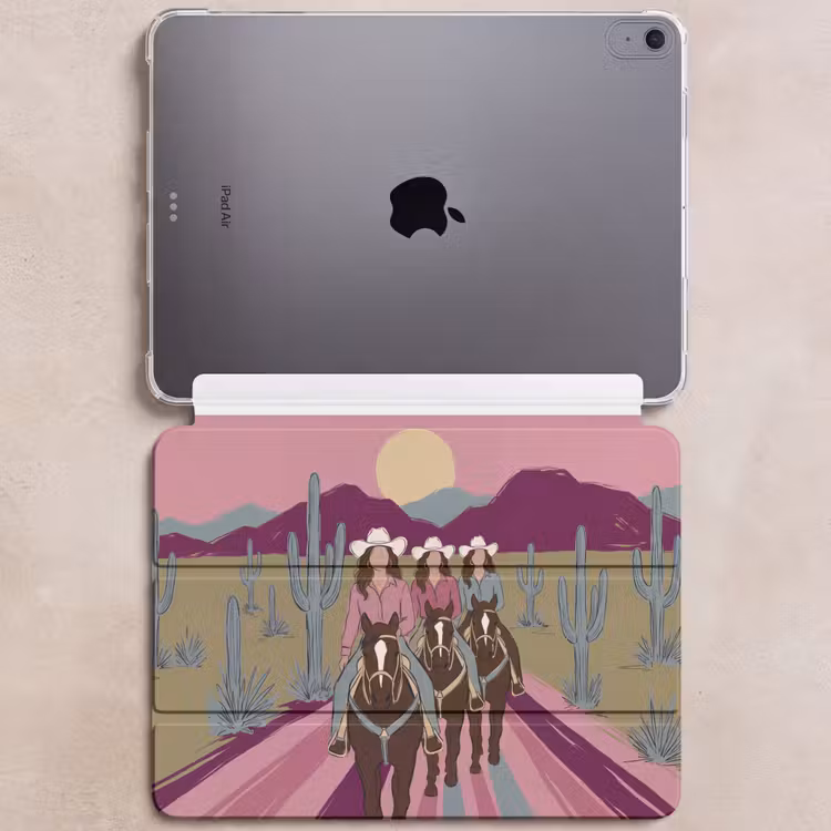 iPad hoes - Mensen - Paard - Woestijn - Abstract - Roze — 6