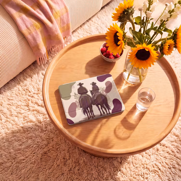iPad hoes - Mensen - Ruiters - Western - Illustratie - Bruin — 2