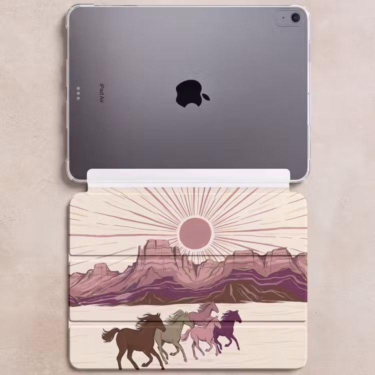 iPad hoes - Paarden - Rennend - Woestijn - Natuur - Abstract — 6
