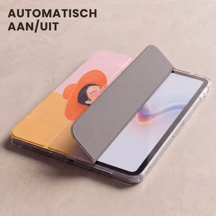 iPad hoes - Vrouw - Hoed - Mode - Modern - Oranje — 5