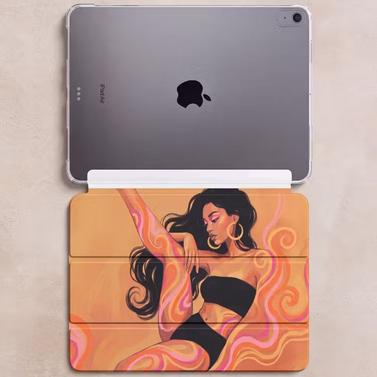iPad hoes - Vrouw - Portret - Abstract - Modern - Kleurrijk — 6