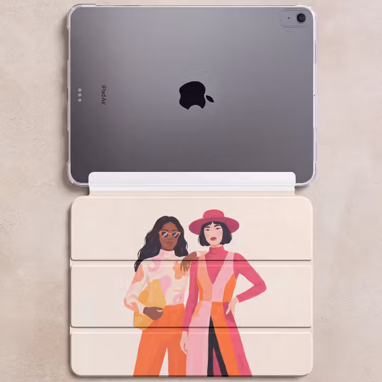 iPad hoes - Vrouw - Twee - Mode - Abstract - Kleurrijk — 6
