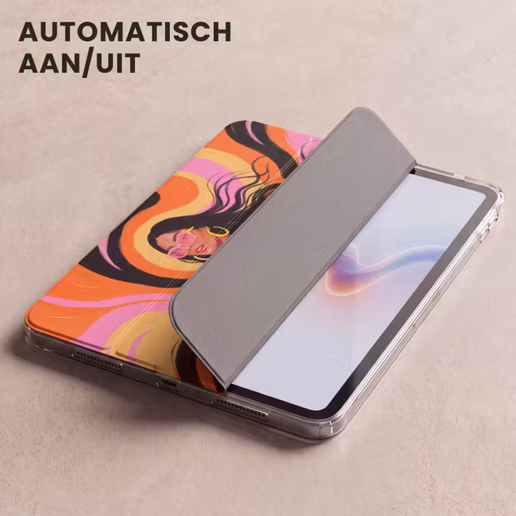 iPad hoes - Vrouw - Zonnebril - Abstract - Kleurrijk — 5
