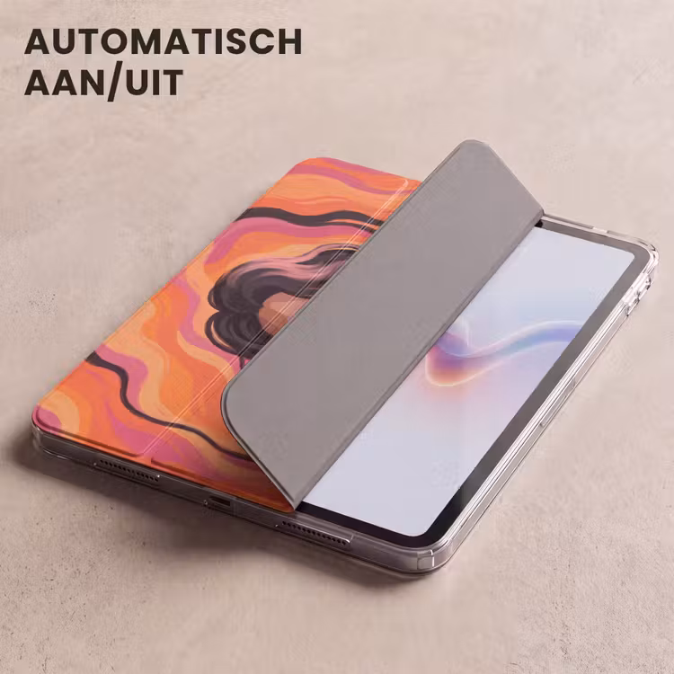 iPad hoes - Vrouw - Zonnebril - Modern - Portret - Oranje — 5