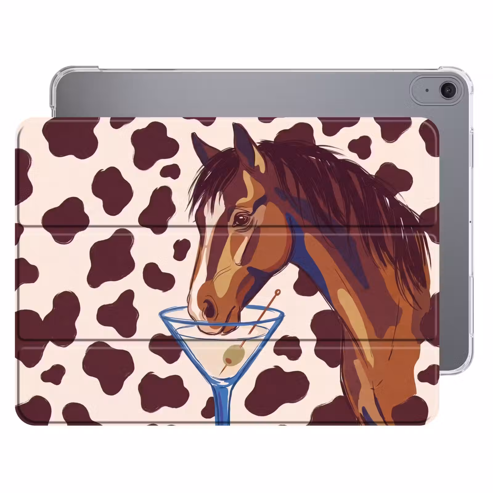 iPad hoes - Paard - Martini - Dieren - Abstract - Bruin — 1