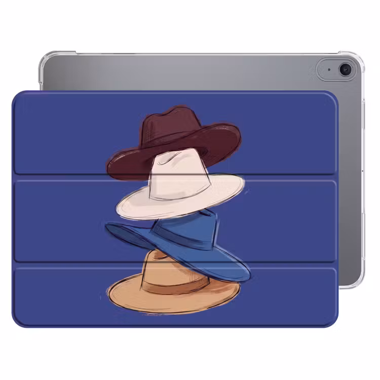 iPad hoes - Hoeden - Gestapeld - Mode - Kleurrijk - Illustratie — 1