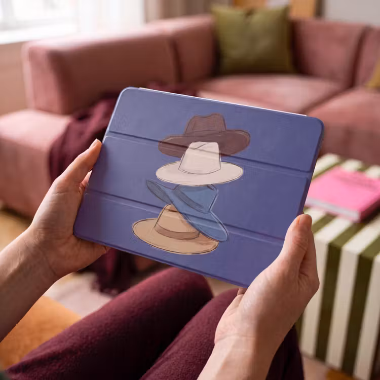 iPad hoes - Hoeden - Gestapeld - Mode - Kleurrijk - Illustratie — 4