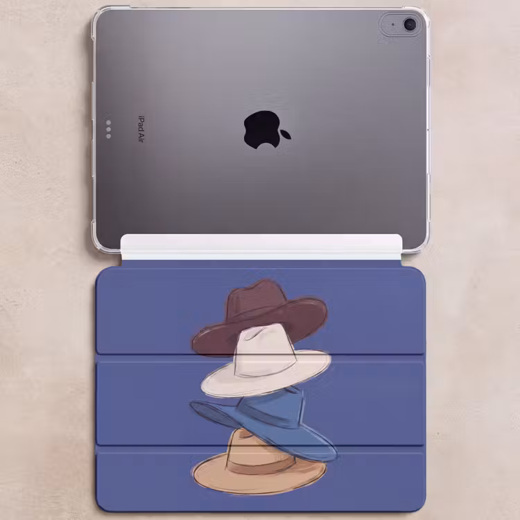 iPad hoes - Hoeden - Gestapeld - Mode - Kleurrijk - Illustratie — 6