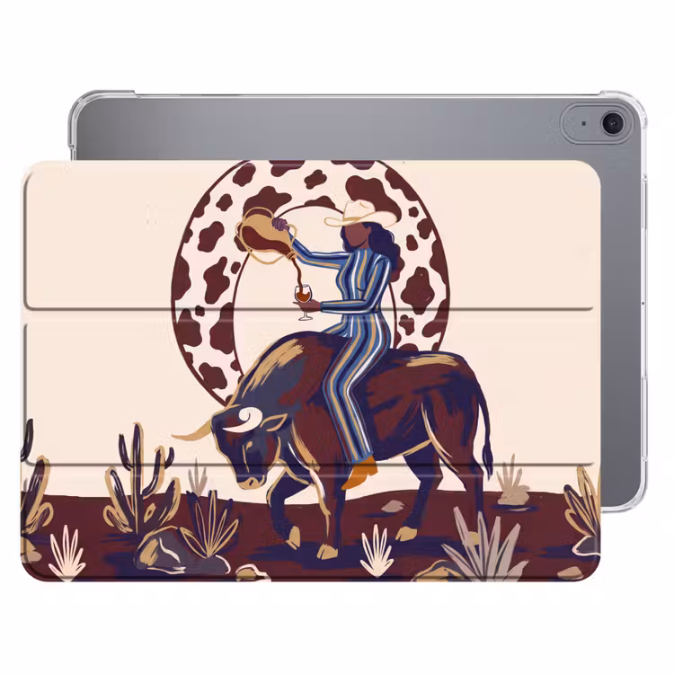 iPad hoes - Mensen - Dieren - Cowboy - Abstract - Kleurrijk — 1