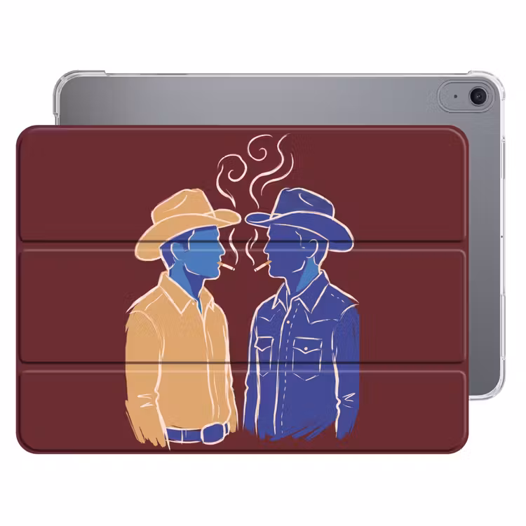 iPad hoes - Mensen - Profiel - Sigaret - Abstract - Kunst — 1