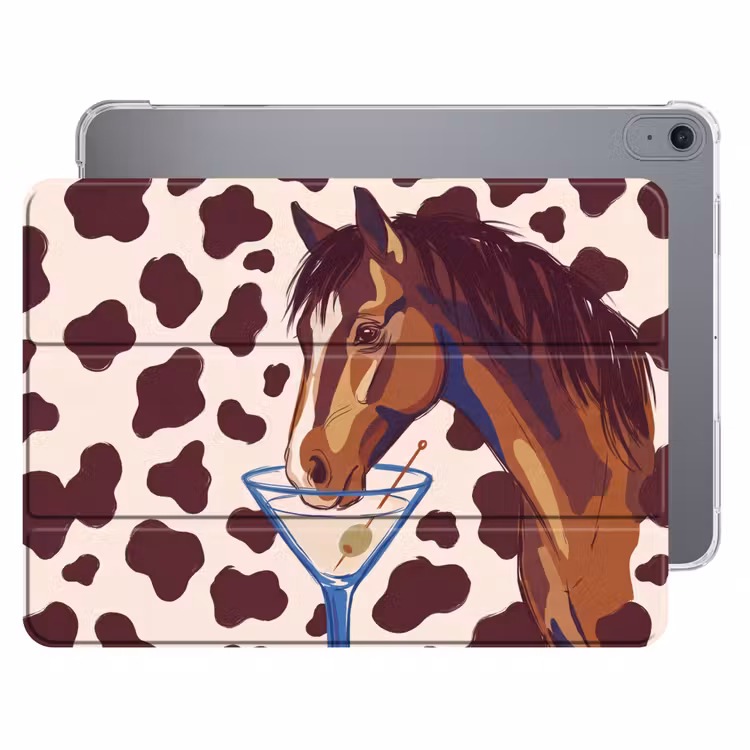 iPad hoes - Paard - Martini - Dieren - Abstract - Bruin — 1