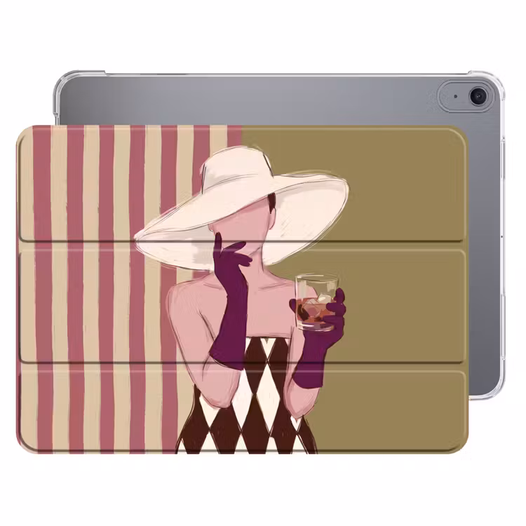 iPad hoes - Vrouw - Hoed - Mode - Abstract - Kleurrijk — 1