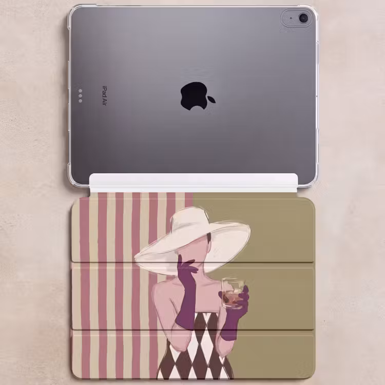 iPad hoes - Vrouw - Hoed - Mode - Abstract - Kleurrijk — 6