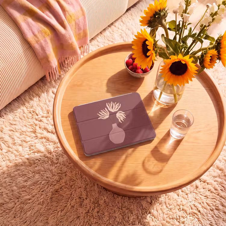 iPad hoes - Bloemen - Vaas - Abstract - Modern - Aardetinten — 2