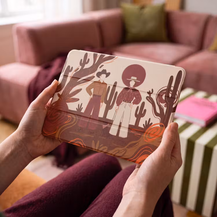 iPad hoes - Mensen - Cowboykleding - Westerse stijl - Illustratie - Bruin — 4