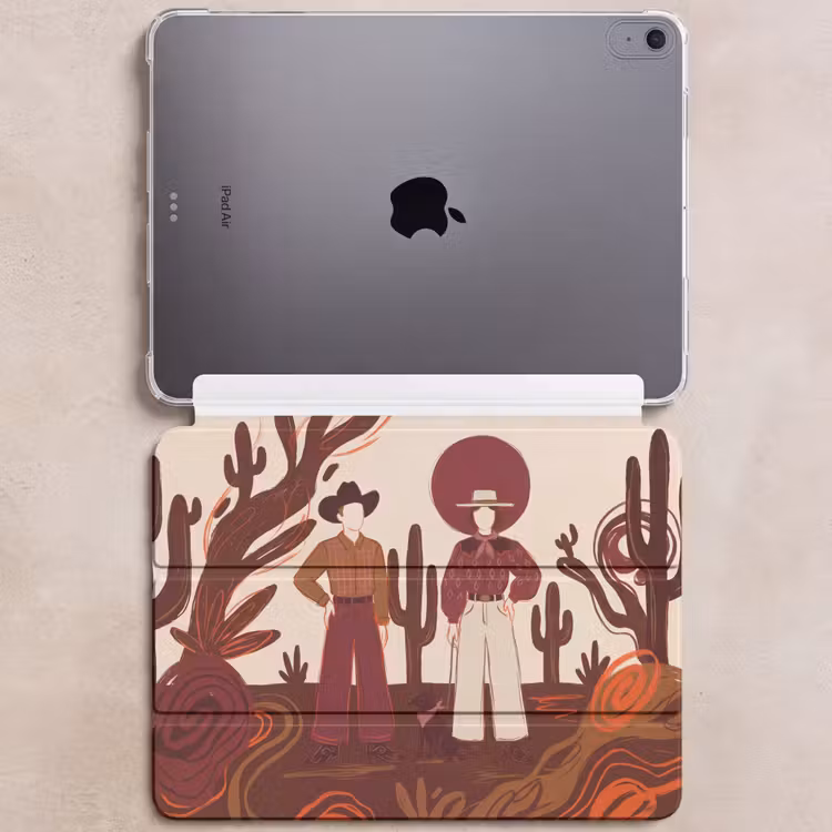 iPad hoes - Mensen - Cowboykleding - Westerse stijl - Illustratie - Bruin — 6
