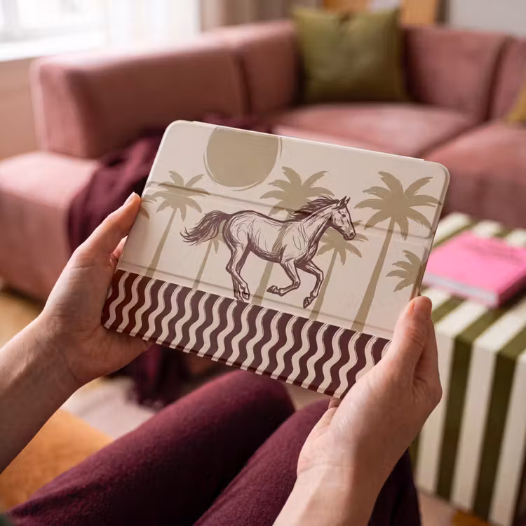 iPad hoes - Paard - Galopperend - Woestijn - Illustratie — 4