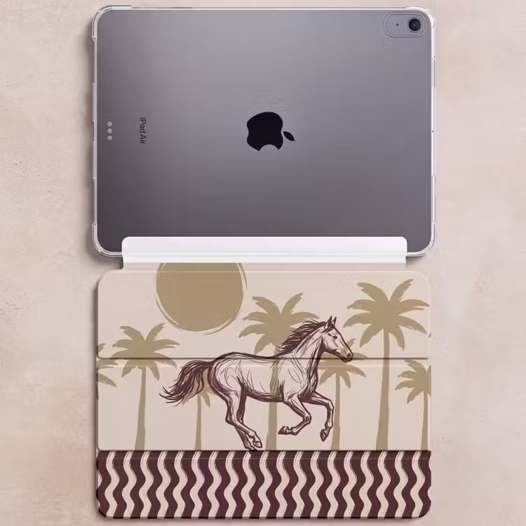 iPad hoes - Paard - Galopperend - Woestijn - Illustratie — 6